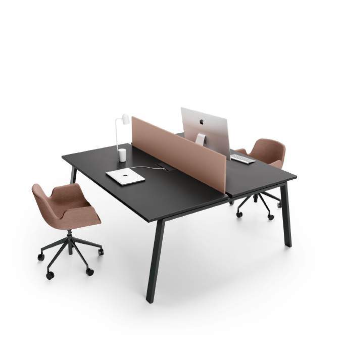 Scrivanie e bench operativi YES About Office in ufficio — foto 2