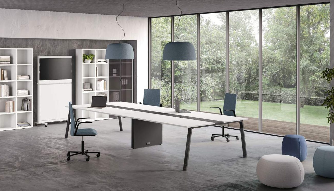 Scrivanie e bench operativi YES About Office in ufficio — foto 4