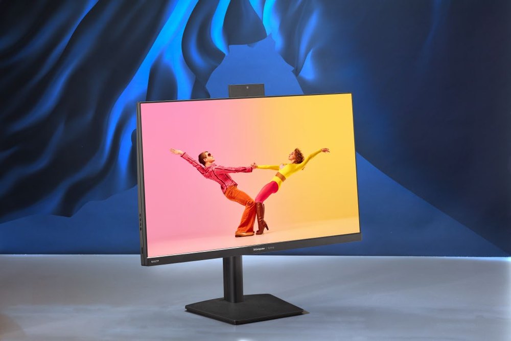 MONITOR SICOMPUTER SCENA 27" NH27P2K 2K - 16:9 - MULTIM. HDMI, DP, HELLO C. - PIVOT — vista 2