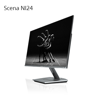MONITOR SICOMPUTER SCENA 23,8" IPS NI24 - 16:9 - MULTIM. VGA, DP, HDMI