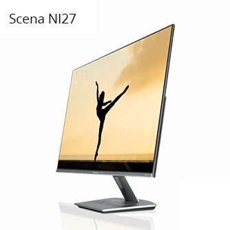 MONITOR SICOMPUTER SCENA 27" IPS NI27 - 16:9 - MULTIM. VGA, HDMI, DP