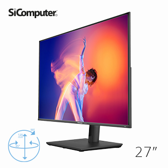 MONITOR SICOMPUTER SCENA 27" IPS NI27P - 16:9 - MULTIM. VGA, HDMI, DP - PIVOT